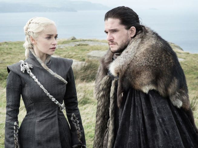 Daenerys Targayen e Jon Snow Napoli