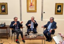 “Diventare una potenza”, a Villa Ardizzone il colloquio tra Enzo Bianco e Paolo Gentiloni